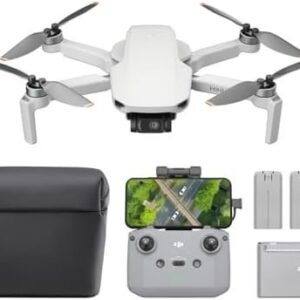 DJI Mini 4K Fly More Combo, Drone with 4K UHD Camera for Adults, Under 249 g, 3-Axis Gimbal Stabilization, 10km Video Transmission, Auto Return, 3 Batteries for 93-Min Max Flight Time, QuickShots : Toys & Games